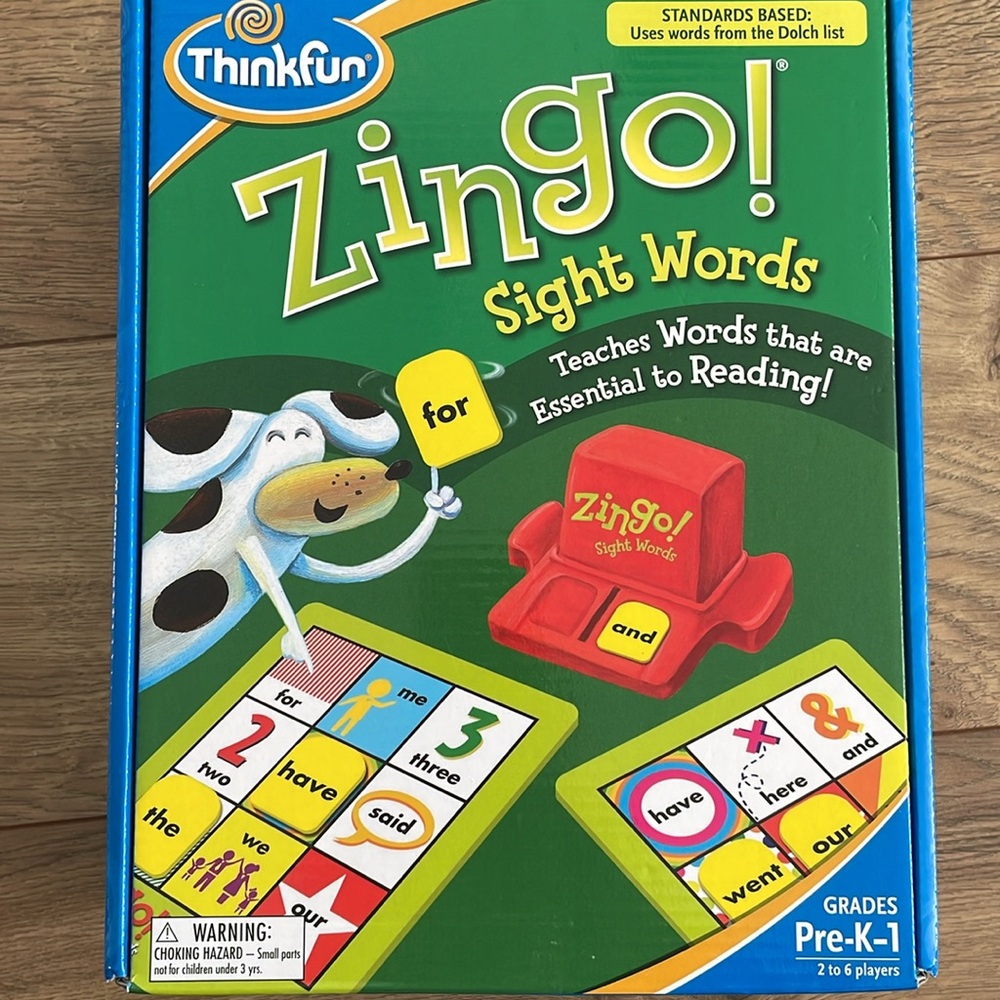 Zingo! Fun Sight Words Game